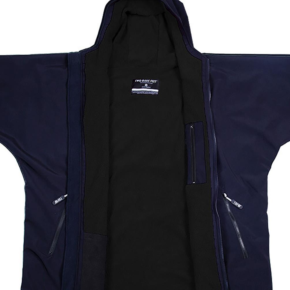 Two Bare Feet Kids Weatherproof Packable Changing Robe & Travel Bag - Marine Blue / Black Extra Image 2